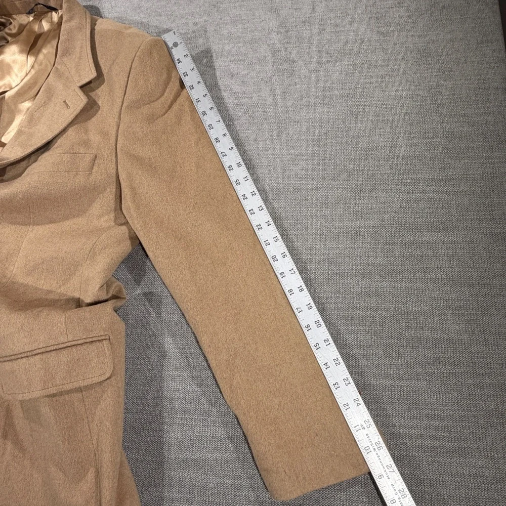 Made in Italy Blazer Mens 44 Camel Tan Excellent 100% Camel Hair Sport Coat‎